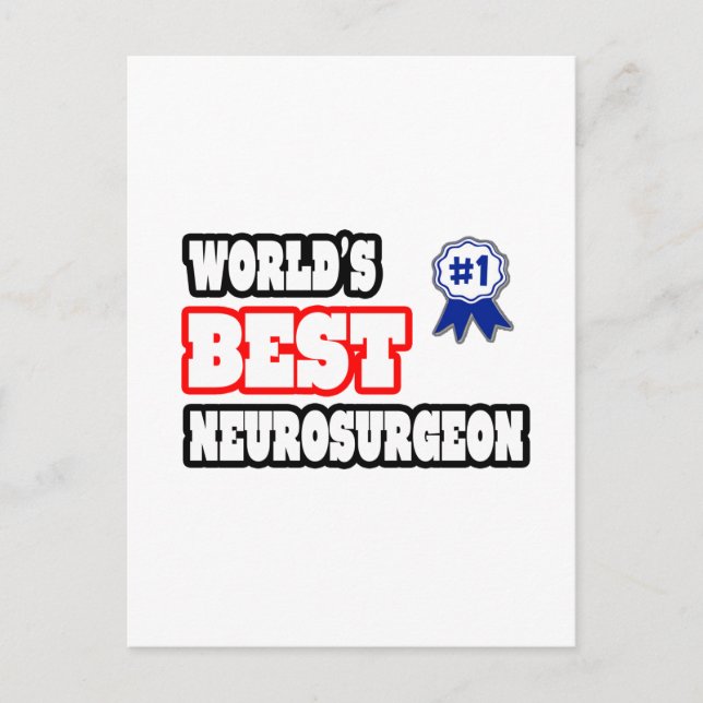 World's Best Neurosurgeon Postcard (Front)
