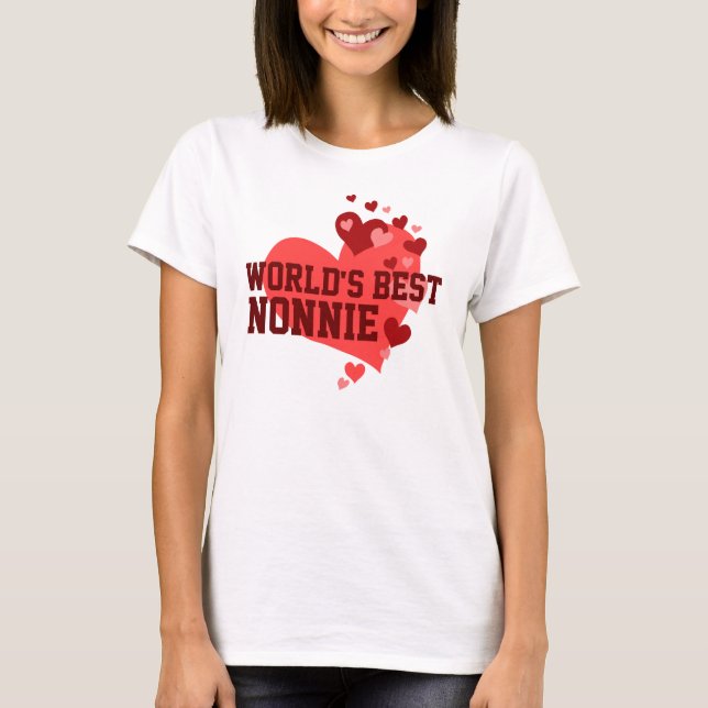 World's Best Nonnie T-Shirt (Front)