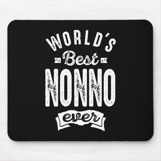 World's Best Nonno Mouse Mat (Front)