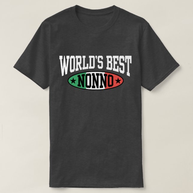 World's Best Nonno T-Shirt (Design Front)