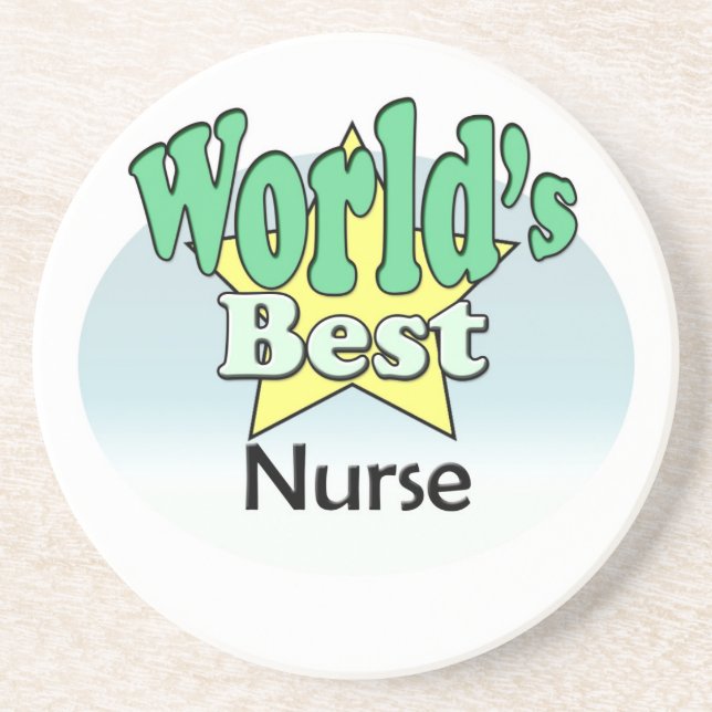 World's best Nurse Coaster (Front)