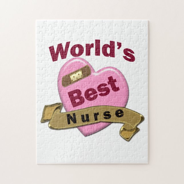 World's Best Nurse Jigsaw Puzzle (Vertical)