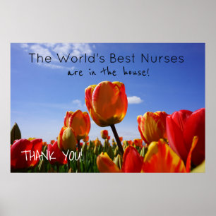 World's Best Nurses posters Nursing Week Celebrate