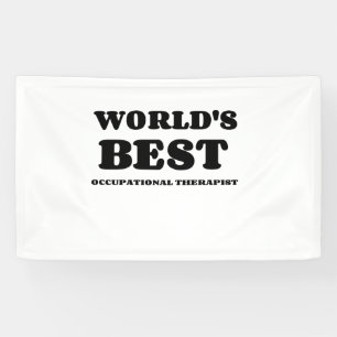 WORLD'S BEST OCCUPATIONAL THERAPIST BANNER