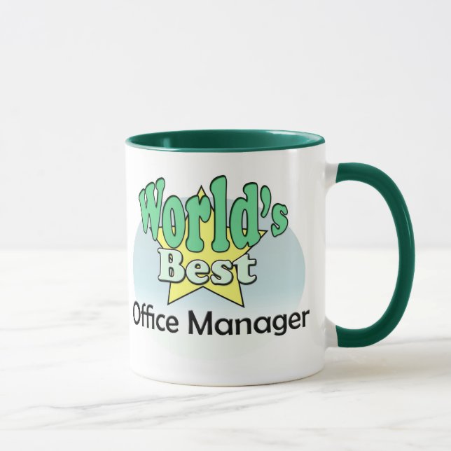 World's Best Office Manager Mug (Right)