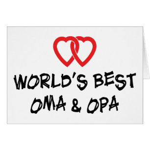 World's Best Oma & Opa Gift