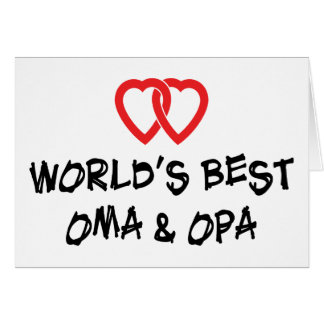 World's Best Oma & Opa Gift