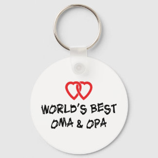World's Best Oma & Opa Key Ring