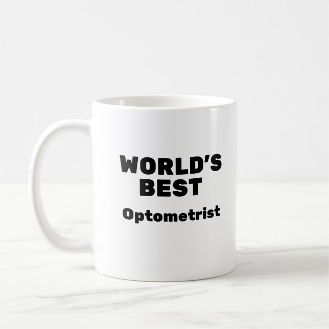 World's Best Optometrist Coffee Mug (Left)