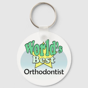 World's Best Orthodontist Key Ring