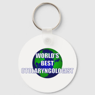 World's Best Otolaryngologist Key Ring