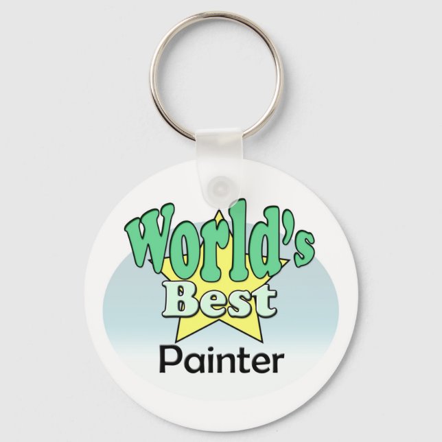 World's Best Painter Key Ring (Front)