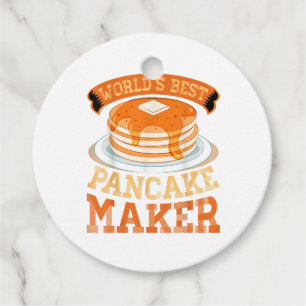 World's Best Pancake Maker - Funny Pancake Maker Favour Tags