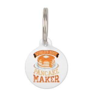 World's Best Pancake Maker - Funny Pancake Maker Pet Tag