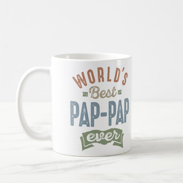 Worlds Best Pap-Pap   Coffee Mug (Left)