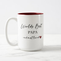 World's Best Papa and Most Loved Photo Gift