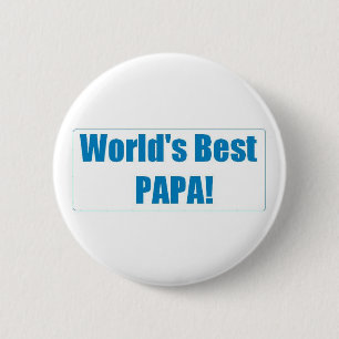 World's Best Papa Button