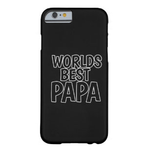 Worlds Best Papa Barely There iPhone 6 Case