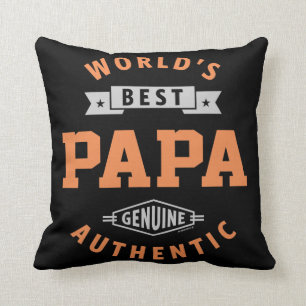 World's Best Papa Cushion