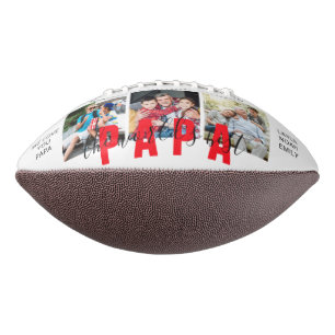WORLD'S BEST PAPA Custom Photo Personalised American Football