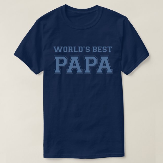 World's Best Papa Shirt (Design Front)