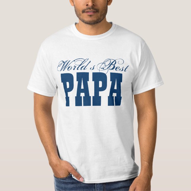 World's Best Papa T shirt (Front)