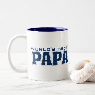 World's Best Papa Two-Tone Two-Tone Coffee Mug