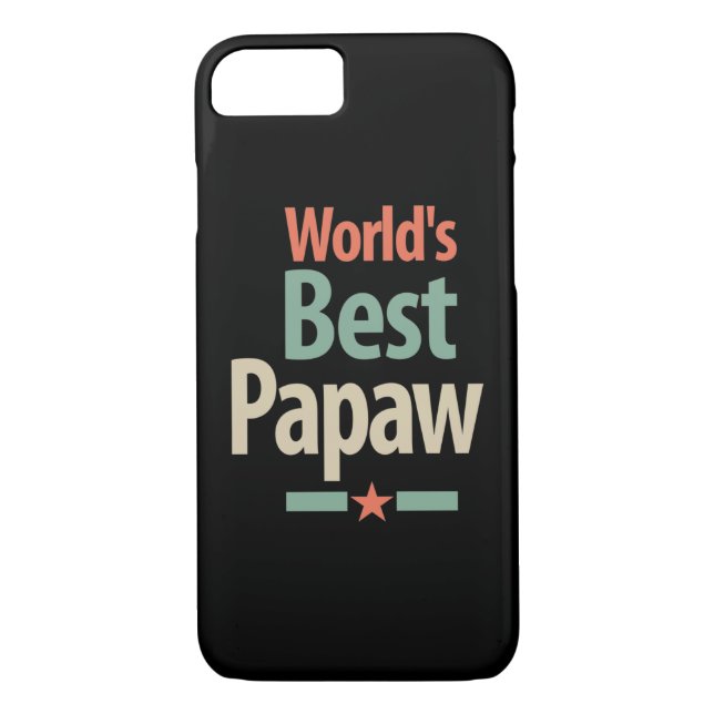 World's Best Papaw | Father Gift Case-Mate iPhone Case (Back)