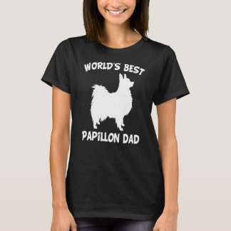 World's Best Papillon Dad T-Shirt