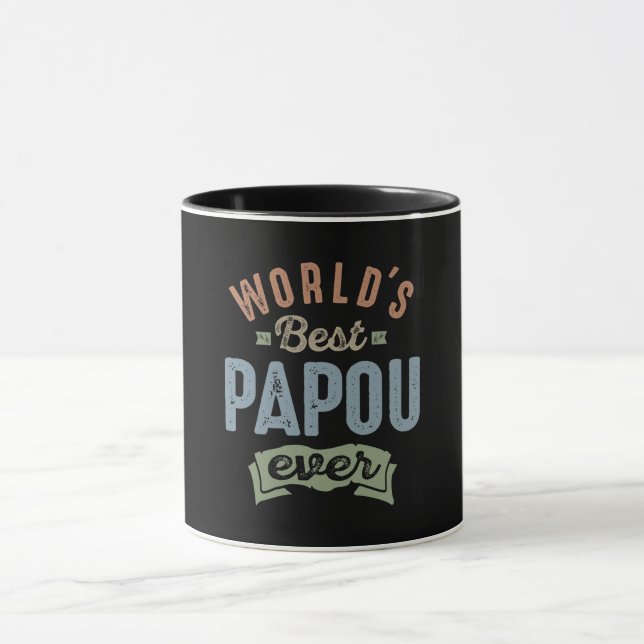 Worlds Best Papou Mug (Center)