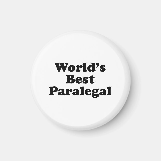 World's Best Paralegal Magnet (Front)