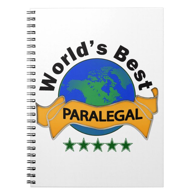 World's Best Paralegal Notebook (Front)