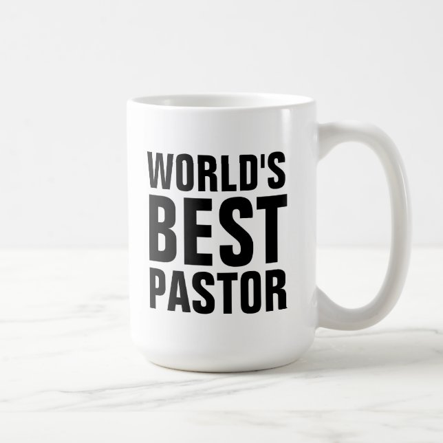 WORLD'S BEST PASTOR COFFEE Mug (Right)