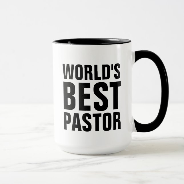 WORLD'S BEST PASTOR COFFEE Mug (Right)
