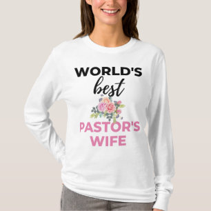 World's Best Pastor's Wife bl T-Shirt