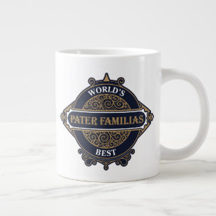 World's Best Pater Familias (Father of the Family) Large Coffee Mug