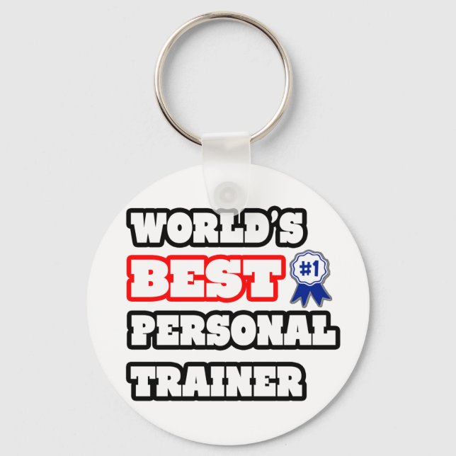 World's Best Personal Trainer Key Ring (Front)