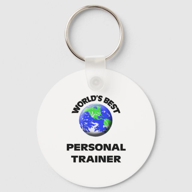 World's Best Personal Trainer Key Ring (Front)