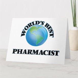 World's Best Pharmacist Card