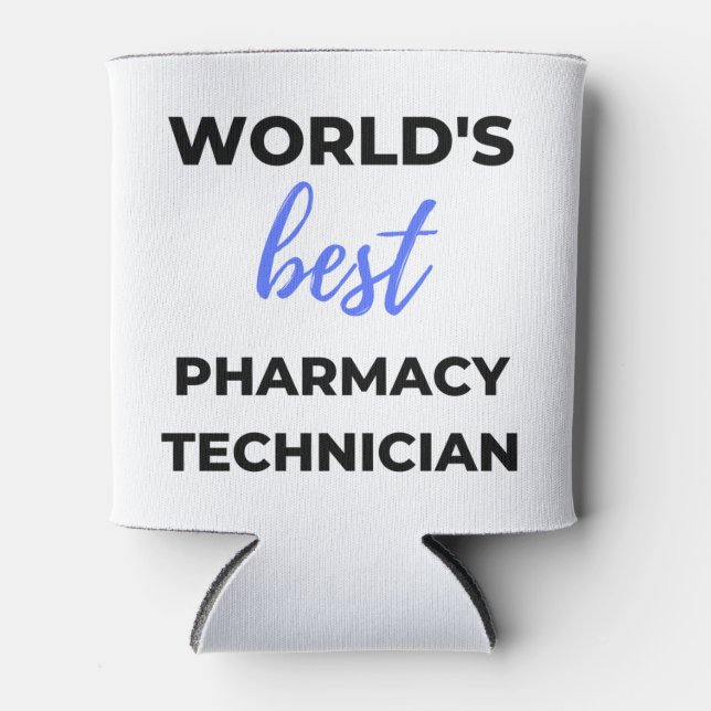 World's Best Pharmacy Technician 2 Can Cooler (Front)