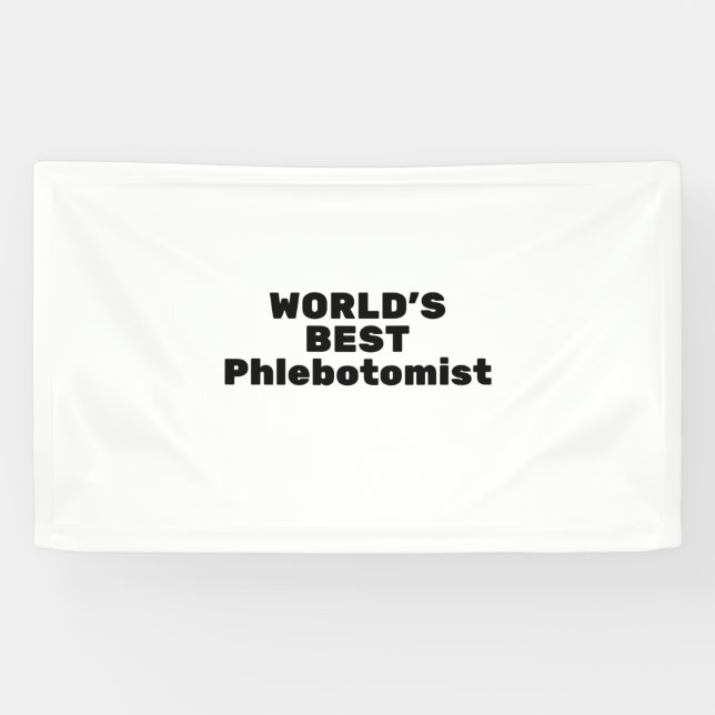 World's best Phiebotomist Banner (Horizontal)