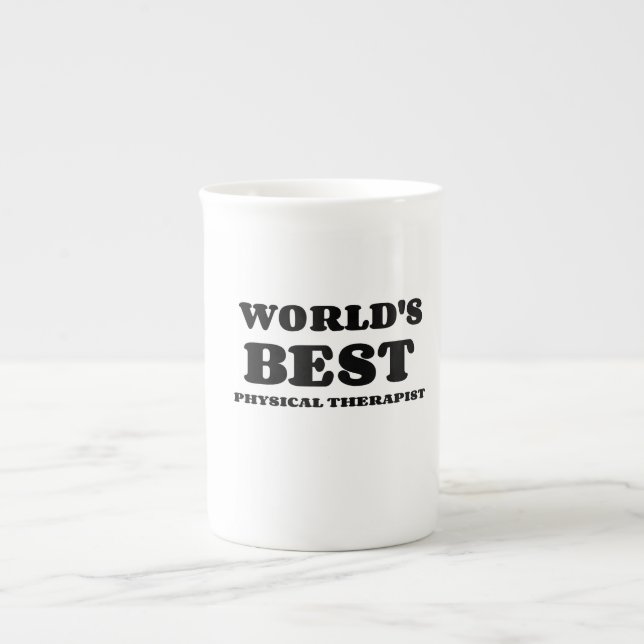 WORLD'S BEST PHYSICAL THERAPIST BONE CHINA MUG (Front)