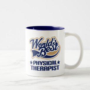 Worlds Best Physical Therapist Two-Tone Coffee Mug