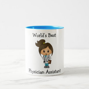 World's Best Physician Assistant Two-Tone Coffee Mug