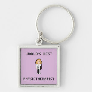 World's Best Physiotherapist Keychain