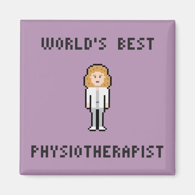 World's Best Physiotherapist Magnet (Front)