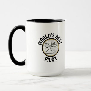 Worlds best pilot mug