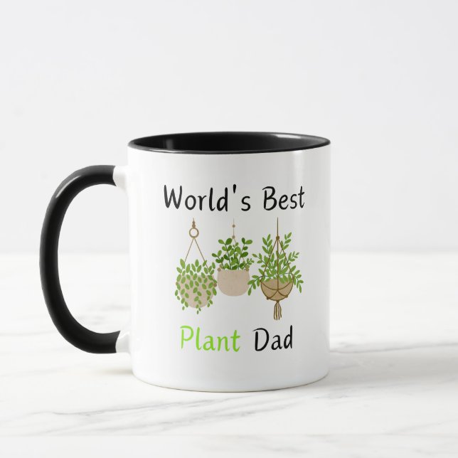 World's Best Plant Dad Mug (Left)
