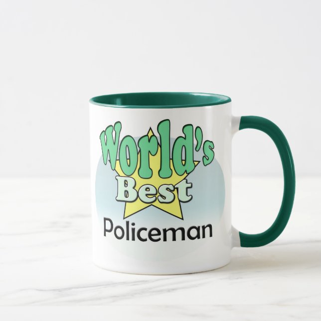 World's Best Policeman Mug (Right)