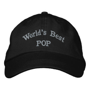 World's Best Pop Embroidered Hat